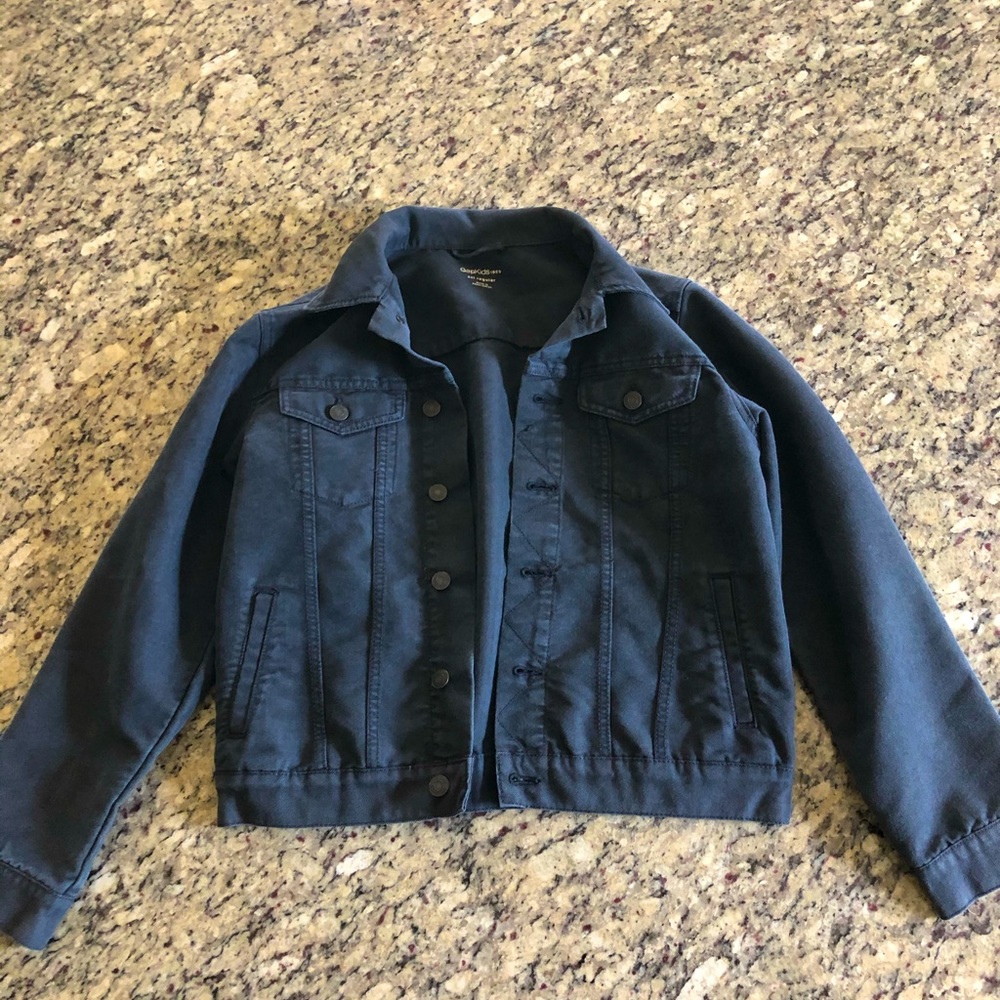 GAP Kids XXL Regular Navy Blue Denim Jacket